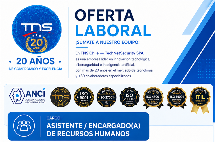 Asistente / Encargado(a) de Recursos Humanos